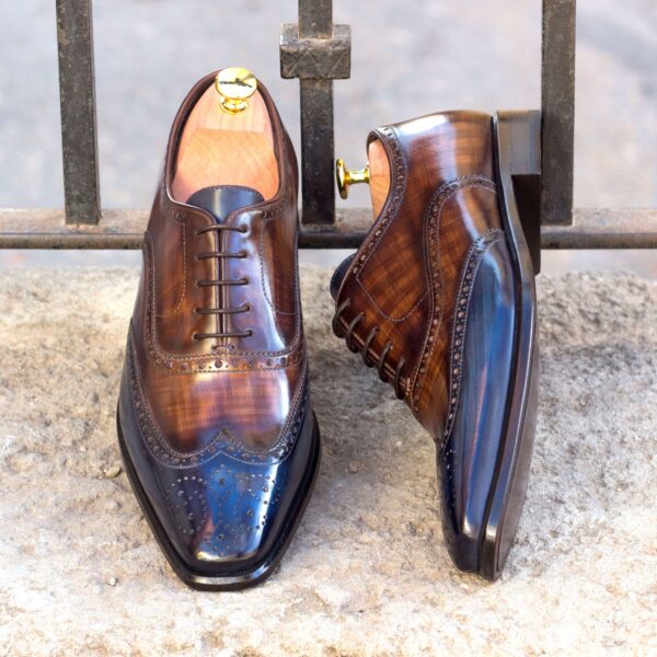  Luxury Handbags by you Hand Made Patina Full Brogue Shoe, view 4