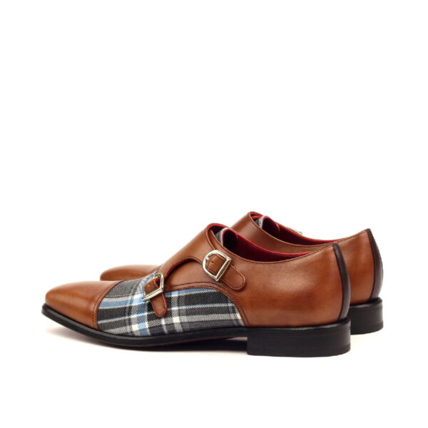  Luxury Handbags by you Gray Double Monk Shoe, view 2