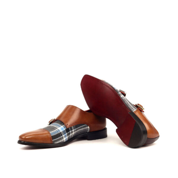  Luxury Handbags by you Gray Double Monk Shoe, view 3