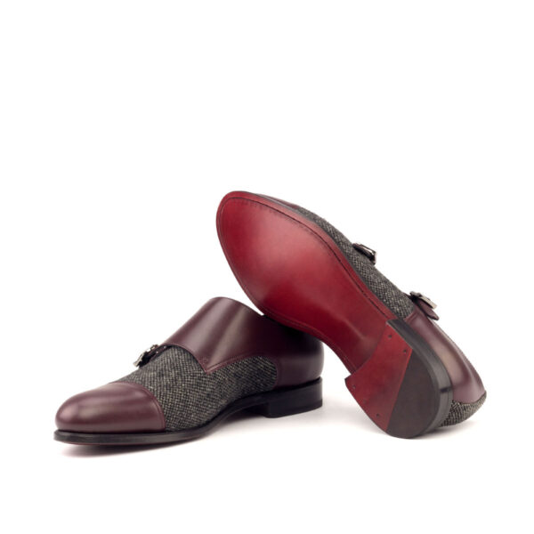 Luxury Handbags by you Gray Double Monk Shoe, view 3