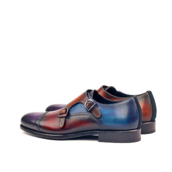  Luxury Handbags by you Green Double Monk Shoe, view 2