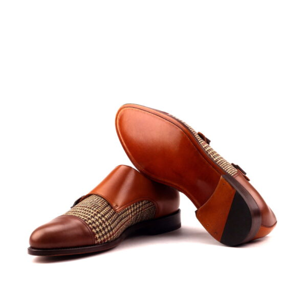  Luxury Handbags by you Brown Double Monk Shoe, view 3
