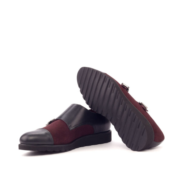  Luxury Handbags by you Burgundy Double Monk Shoe, view 3