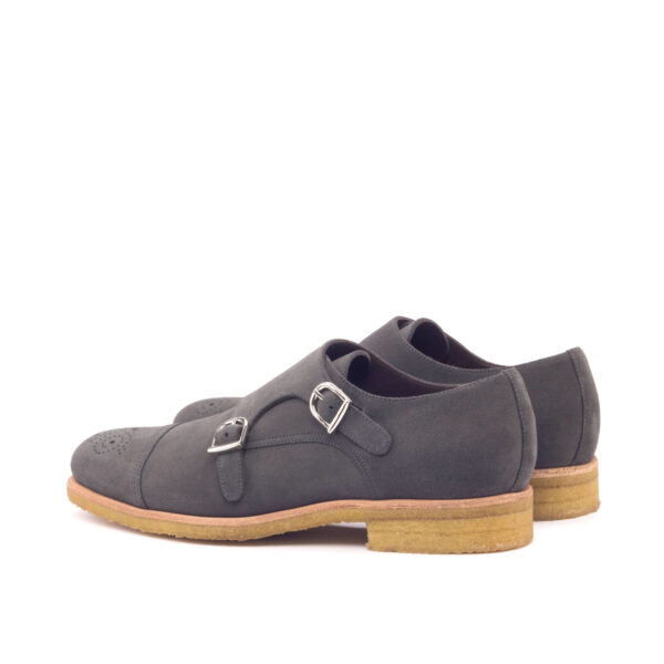  Luxury Handbags by you Gray Double Monk Shoe, view 2