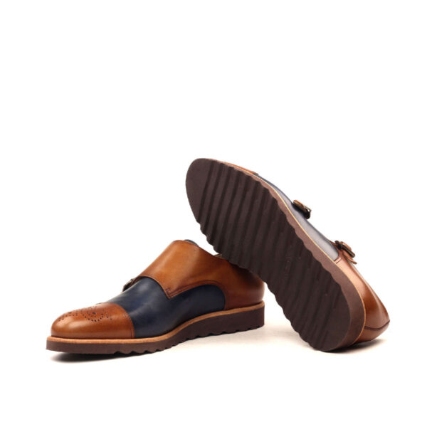  Luxury Handbags by you Brown Double Monk Shoe, view 3