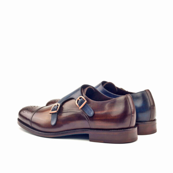  Luxury Handbags by you Blue Double Monk Shoe, view 2