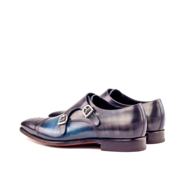  Luxury Handbags by you Blue Double Monk Shoe, view 2