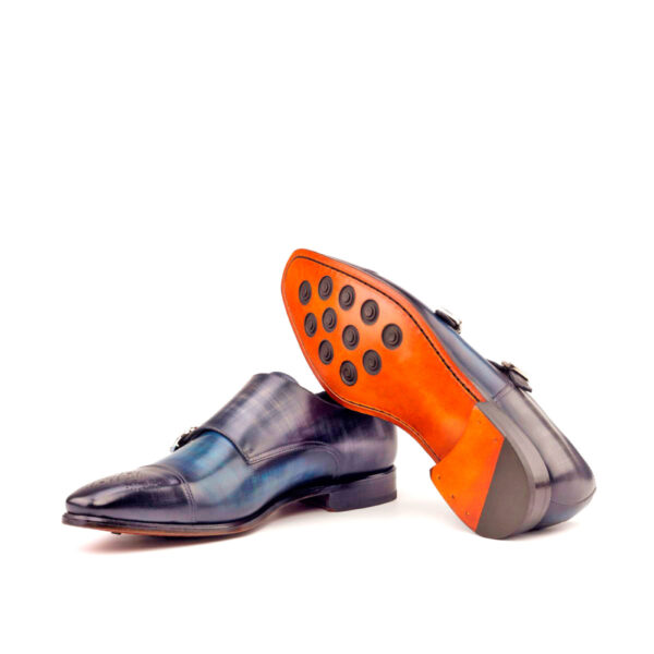  Luxury Handbags by you Blue Double Monk Shoe, view 3