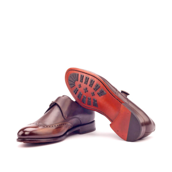  Luxury Handbags by you Brown Single Monk Shoe, view 3