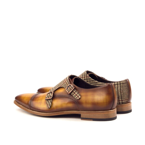  Luxury Handbags by you Brown Double Monk Shoe, view 2