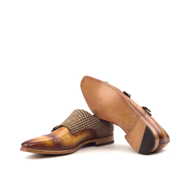  Luxury Handbags by you Brown Double Monk Shoe, view 3