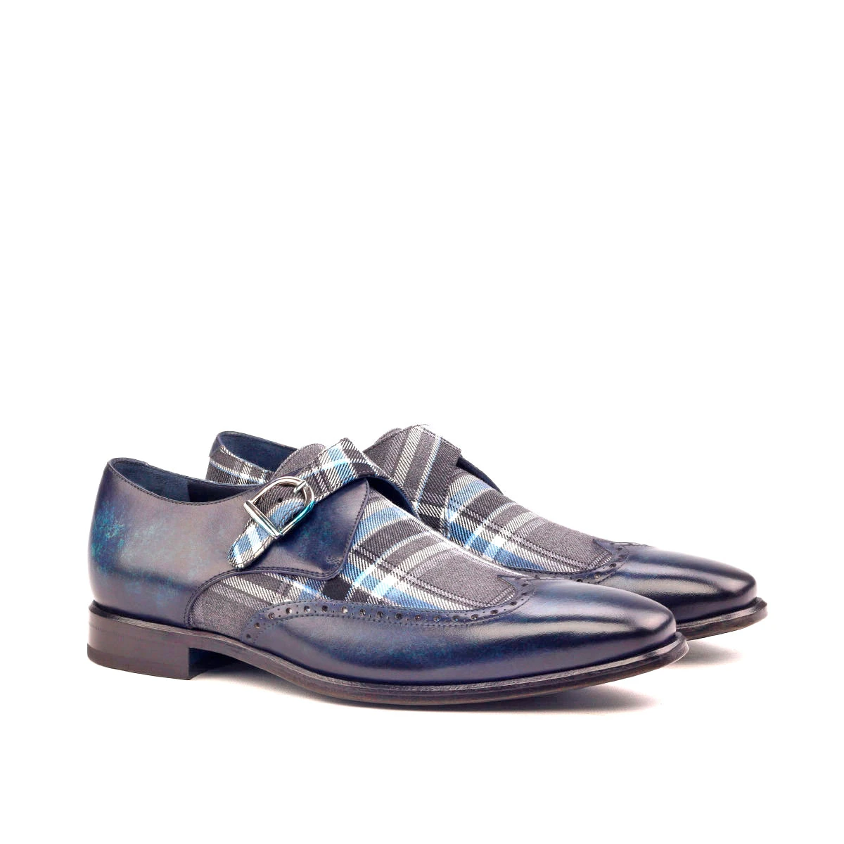 Gray Single Monk Shoe Gray Single Monk Shoe