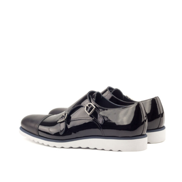  Luxury Handbags by you Black Double Monk Shoe, view 2