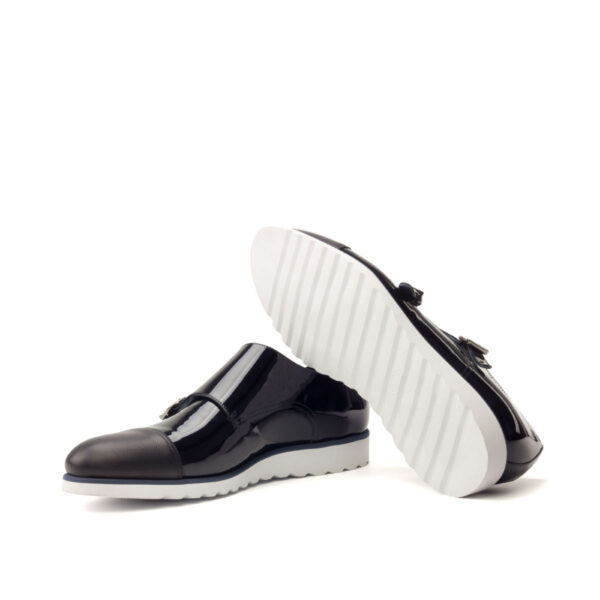  Luxury Handbags by you Black Double Monk Shoe, view 3