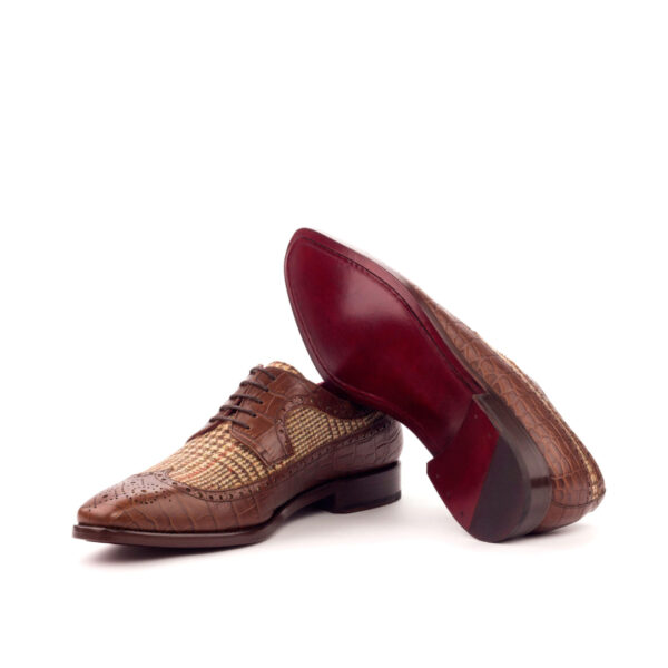  Luxury Handbags by you Mens Dress Longwing Blucher Shoe, view 3