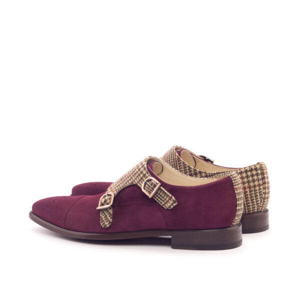  Luxury Handbags by you Burgundy Double Monk Shoe, view 2