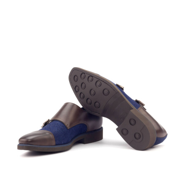  Luxury Handbags by you Blue Double Monk Shoe, view 3