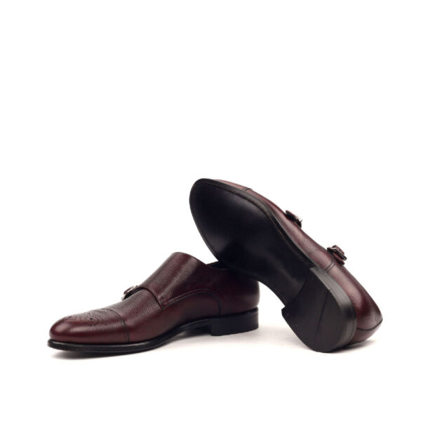  Luxury Handbags by you Burgundy Double Monk Shoe, view 3