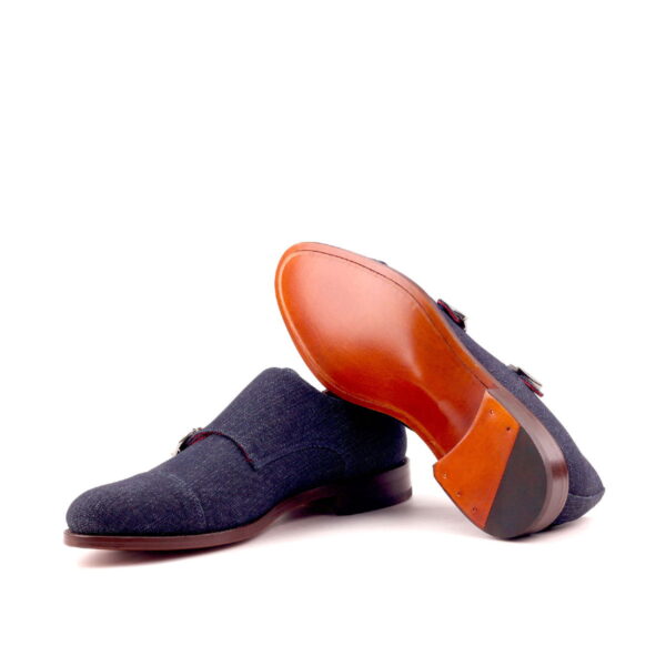  Luxury Handbags by you Blue Double Monk Shoe, view 3