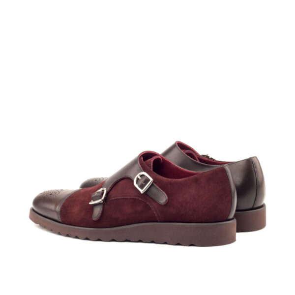  Luxury Handbags by you Burgundy Double Monk Shoe, view 2
