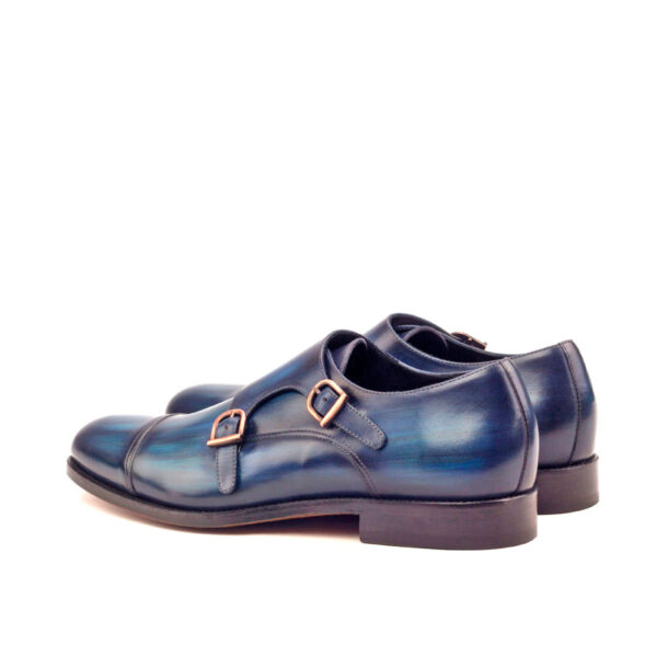 Luxury Handbags by you Blue Double Monk Shoe, view 2