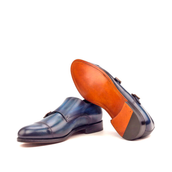  Luxury Handbags by you Blue Double Monk Shoe, view 3