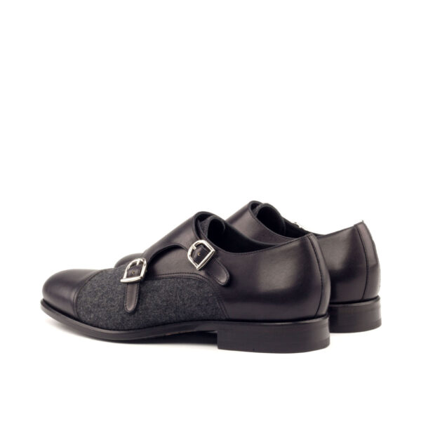  Luxury Handbags by you Gray Double Monk Shoe, view 2