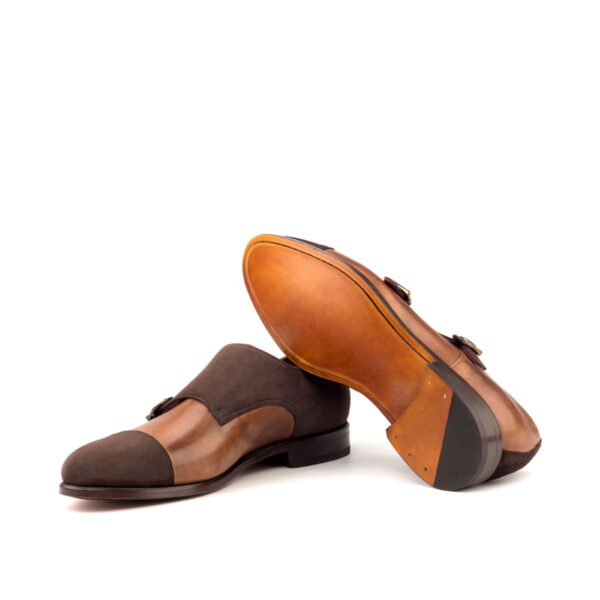  Luxury Handbags by you Brown Double Monk Shoe, view 3