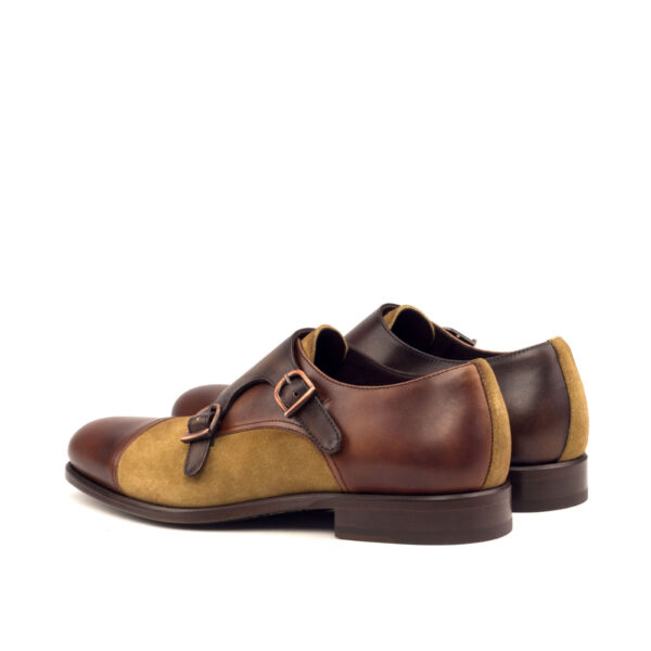  Luxury Handbags by you Brown Double Monk Shoe, view 2