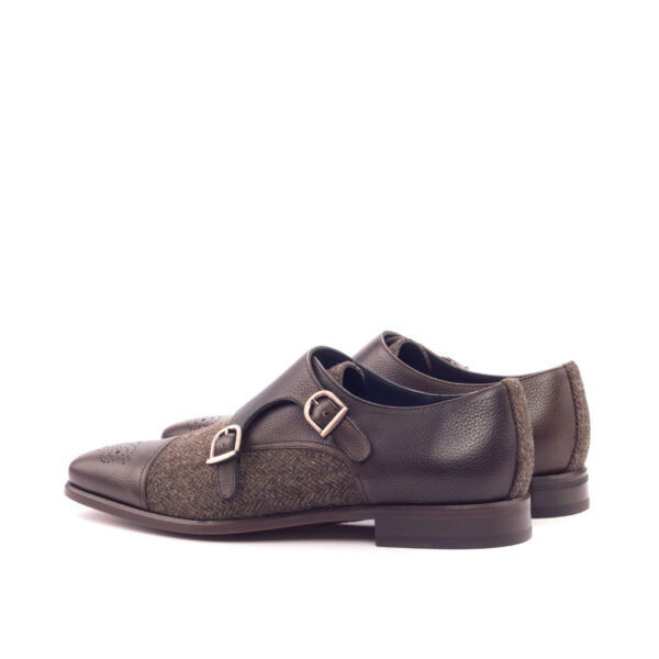  Luxury Handbags by you Brown Double Monk Shoe, view 2