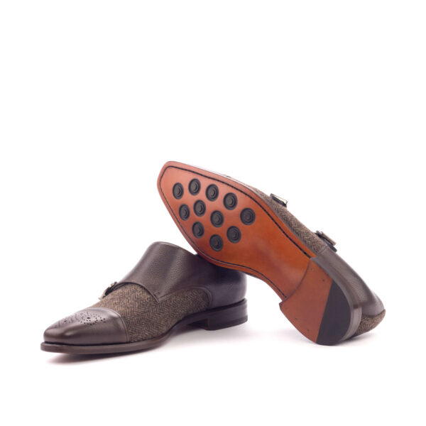  Luxury Handbags by you Brown Double Monk Shoe, view 3