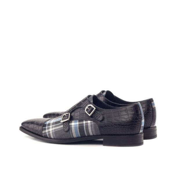  Luxury Handbags by you Gray Double Monk Shoe, view 2