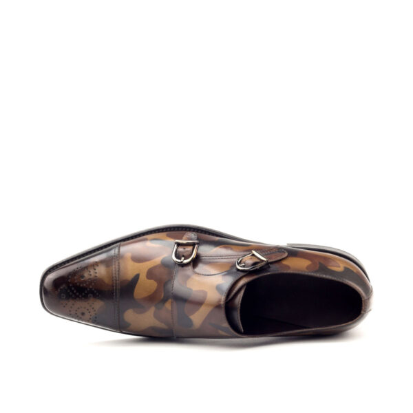  Luxury Handbags by you Brown Double Monk Shoe, view 3