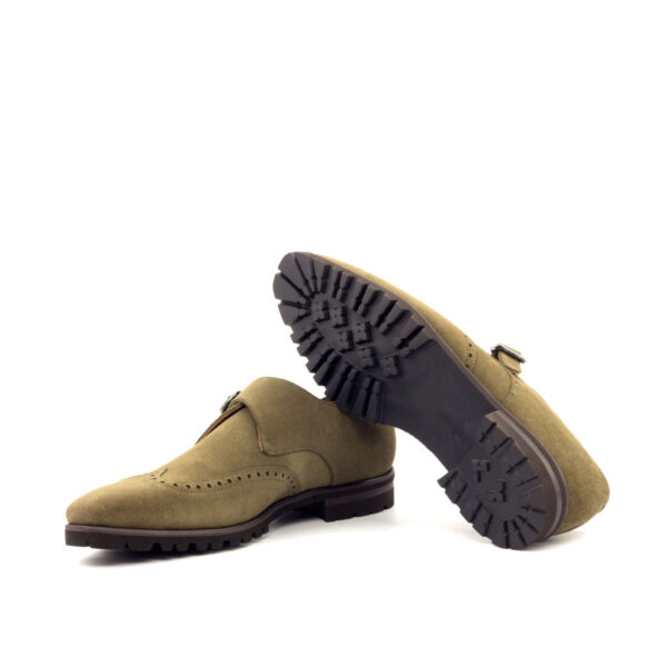  Luxury Handbags by you Green Single Monk Shoe, view 3