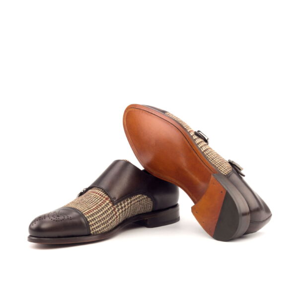  Luxury Handbags by you Brown Double Monk Shoe, view 3