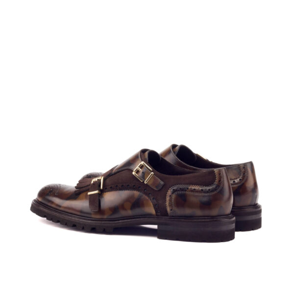  Luxury Handbags by you Hand Made Patina Kiltie Monk Strap Woman Shoe, view 2
