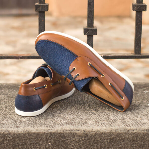  Luxury Handbags by you Brown Mens Boat shoes, view 4