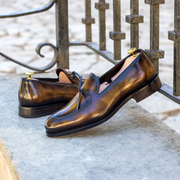  Luxury Handbags by you Hand Made Patina Loafer Shoe, view 4