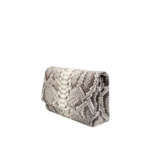 Bangkok Bootery Barzaar Python Snake Skin Bag, view 3