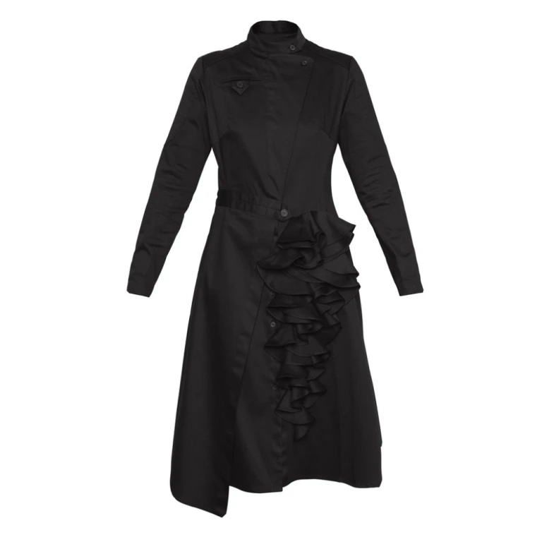Asymmetric blazer dress black – 34   Luxury Shoes 