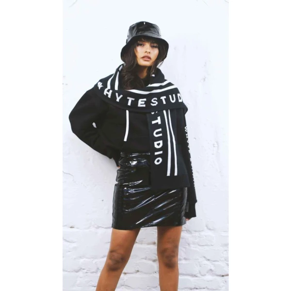 The turbulent holographic high waisted biker trouser – 6   Luxury Shoes 