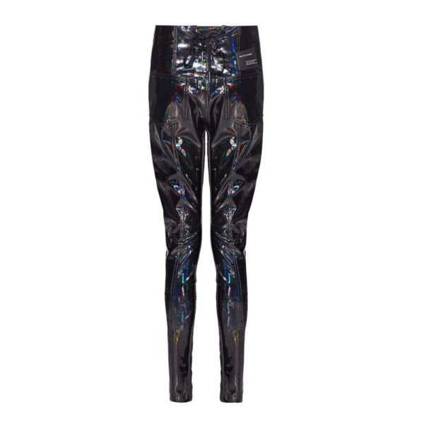 The turbulent holographic high waisted biker trouser – 6   Luxury Shoes 