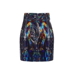 The turbulent holographic high waisted biker trouser – 6   Luxury Shoes 