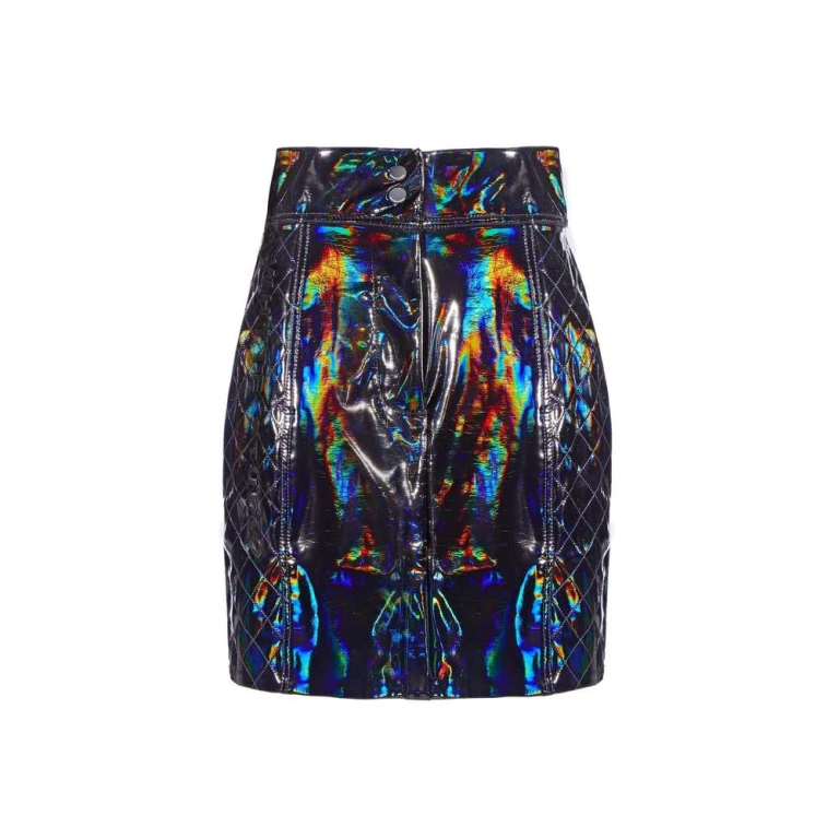 The turbulent holographic high waisted biker trouser – 6   Luxury Shoes 