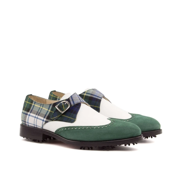Blue Single Monk Shoe