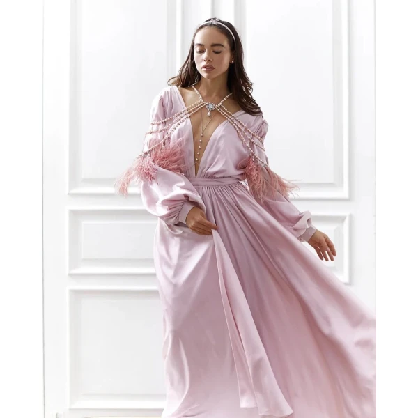 Pudra Silk With Baroque Pearl Jumpsuit Clothing Cocktail Party Luxury Shoes 