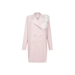 Pink Dress Pink Dress With Pearls And Feathers Clothing Apple Bodyshape Luxury Shoes 