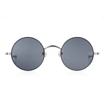 Neo-Ne men’s round black metal sunglasses Men Black Luxury Shoes 