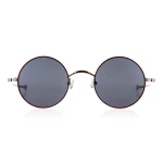 Neo-Ne women’s round red metal sunglasses Accessories Black Luxury Shoes 