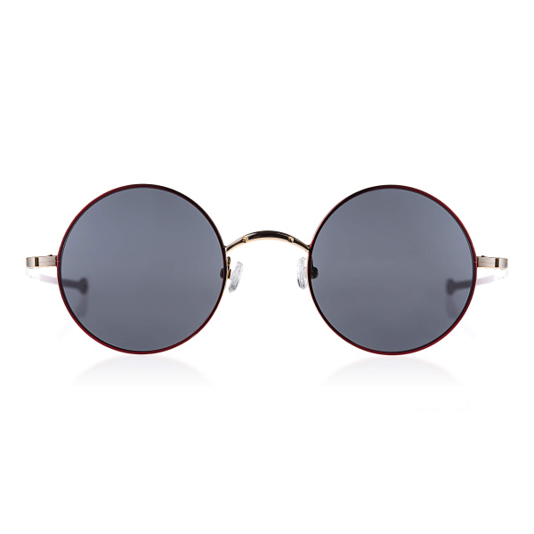 Neo-Ne women’s round red metal sunglasses Accessories Black Luxury Shoes 
